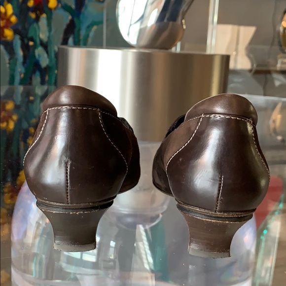 Donald J Pliner Suede & Patent Leather Heels sz 8M - Picture 3 of 8